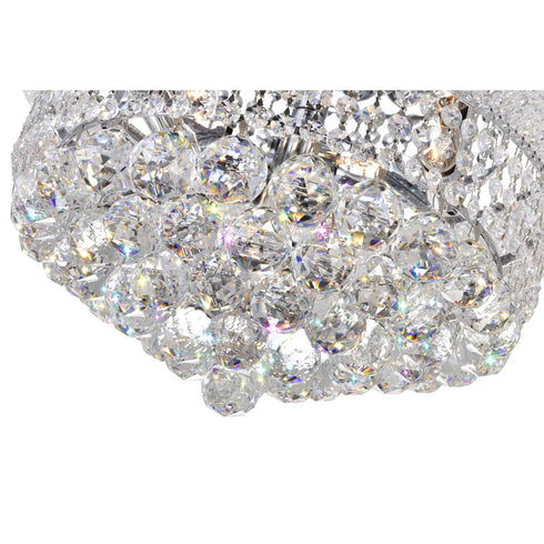 CWI Lighting Empire 8 Light Flush Mount With in Chrome Finish Model: 8001C20C