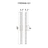 CWI Lighting Fiji Integrated LED Black Outdoor Wall Light Model: 1702W48-101