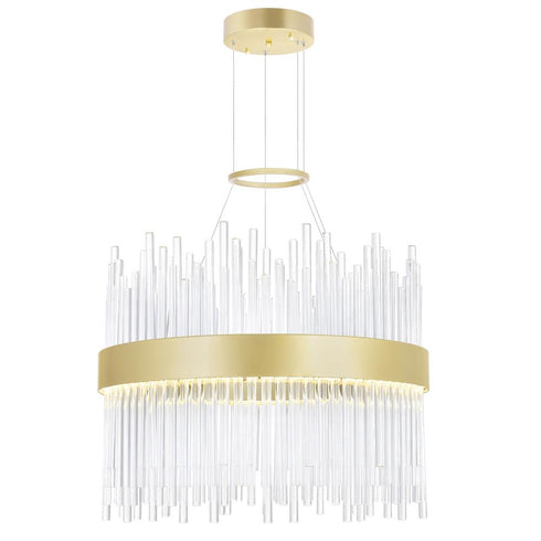 CWI Lighting Genevieve LED Chandelier With in Medallion Gold Finish Model: 1063P16-169