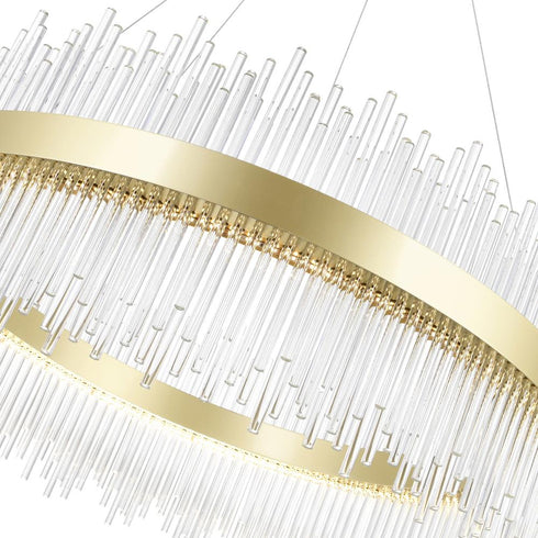 CWI Lighting Genevieve LED Chandelier With in Medallion Gold Finish Model: 1063P24-169
