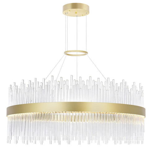 CWI Lighting Genevieve LED Chandelier With in Medallion Gold Finish Model: 1063P32-169