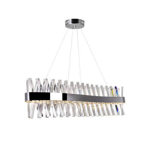 CWI Lighting Glace LED Chandelier With Chrome Finish Model: 1220P40-601-S