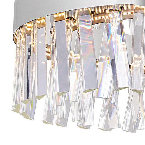 CWI Lighting Glace LED Chandelier With Chrome Finish Model: 1220P40-601-S