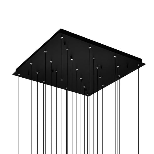 CWI Lighting Greta Integrated LED Black Chandelier Model: 1589P28-25-101
