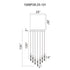 CWI Lighting Greta Integrated LED Black Chandelier Model: 1589P28-25-101