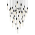 CWI Lighting Greta Integrated LED Black Chandelier Model: 1589P36-41-101