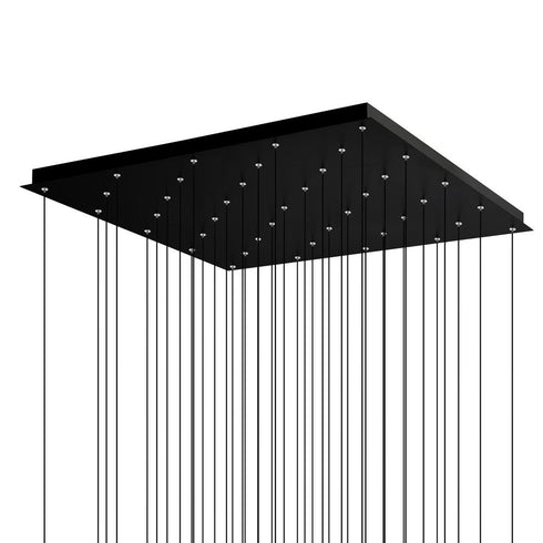 CWI Lighting Greta Integrated LED Black Chandelier Model: 1589P36-41-101