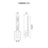 CWI Lighting Greta Integrated LED Black Wall Light Model: 1589W5-101