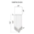 CWI Lighting Greta Integrated LED Brass Chandelier Model: 1589P28-25-624