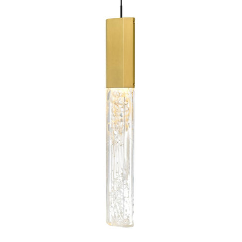 CWI Lighting Greta Integrated LED Brass Mini Pendant Model: 1589P12-5-624