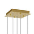 CWI Lighting Greta Integrated LED Brass Mini Pendant Model: 1589P12-5-624