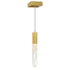 CWI Lighting Greta Integrated LED Brass Mini Pendant Model: 1589P5-1-624