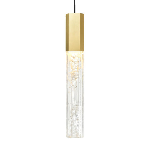 CWI Lighting Greta Integrated LED Brass Mini Pendant Model: 1589P5-1-624