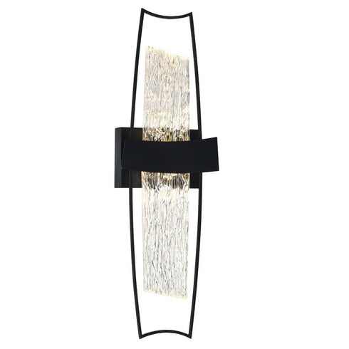 CWI Lighting Guadiana Integrated LED Black Wall Light Model: 1246W8-101