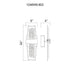 CWI Lighting Guadiana Integrated LED Satin Gold Wall Light Model: 1246W8-602