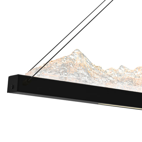 CWI Lighting Himalayas Integrated LED Black Chandelier Model: 1601P48-101