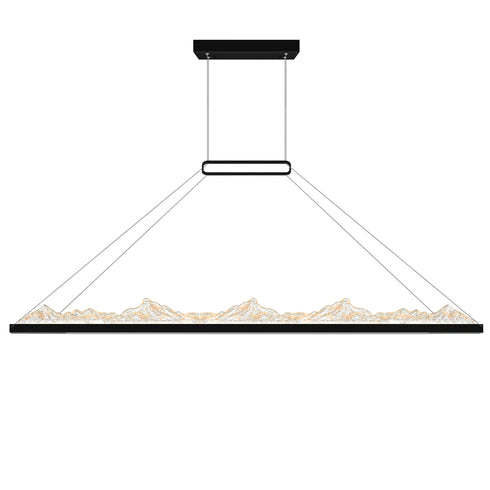 CWI Lighting Himalayas Integrated LED Black Chandelier Model: 1601P62-101