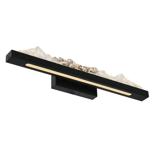 CWI Lighting Himalayas Integrated LED Black Vanity Light Model: 1601W26-101