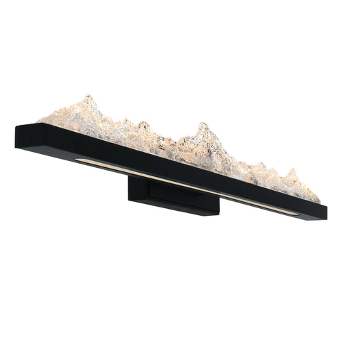 CWI Lighting Himalayas Integrated LED Black Vanity Light Model: 1601W36-101