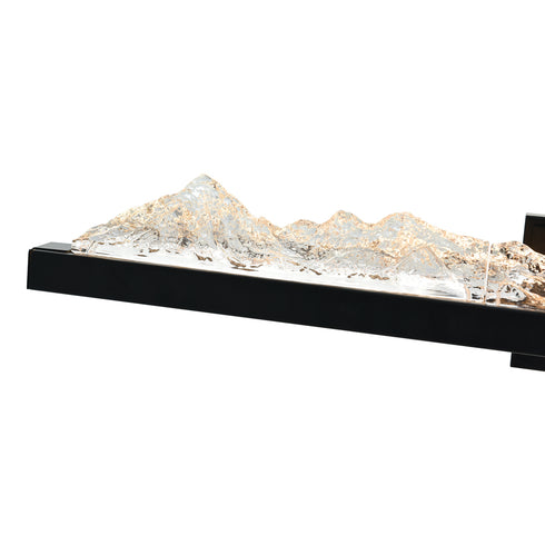 CWI Lighting Himalayas Integrated LED Black Vanity Light Model: 1601W36-101