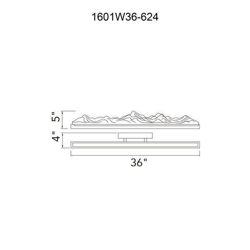 CWI Lighting Himalayas Integrated LED Brass Vanity Light Model: 1601W36-624