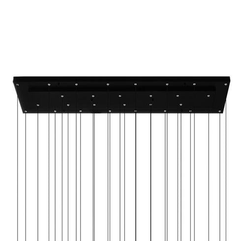 CWI Lighting Integrated LED Black Chandelier Model: 1588P60-14-101