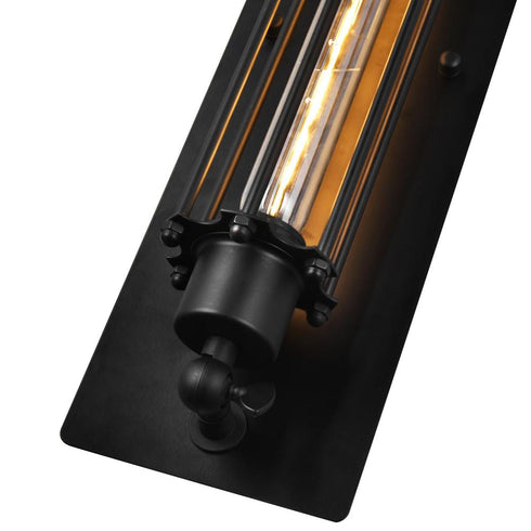 CWI Lighting Kiera 1 Light Wall Sconce With in Black Finish Model: 9613W4-1-101