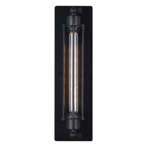 CWI Lighting Kiera 1 Light Wall Sconce With in Black Finish Model: 9613W4-1-101