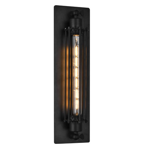 CWI Lighting Kiera 1 Light Wall Sconce With in Black Finish Model: 9613W4-1-101