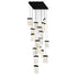 CWI Lighting Lava Integrated LED Black Chandelier Model: 1587P24-17-101