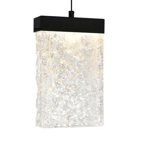 CWI Lighting Lava Integrated LED Black Chandelier Model: 1587P24-17-101