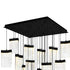 CWI Lighting Lava Integrated LED Black Chandelier Model: 1587P36-33-101