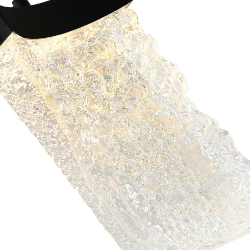 CWI Lighting Lava Integrated LED Black Mini Pendant Model: 1587P6-1-101