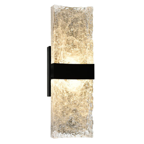 CWI Lighting Lava Integrated LED Black Wall Light Model: 1587W20-2-101