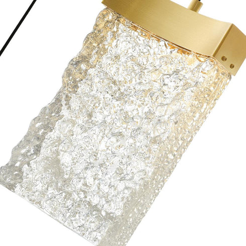 CWI Lighting Lava Integrated LED Brass Mini Pendant Model: 1587P12-5-624