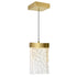 CWI Lighting Lava Integrated LED Brass Mini Pendant Model: 1587P6-1-624