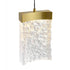 CWI Lighting Lava Integrated LED Brass Mini Pendant Model: 1587P6-1-624