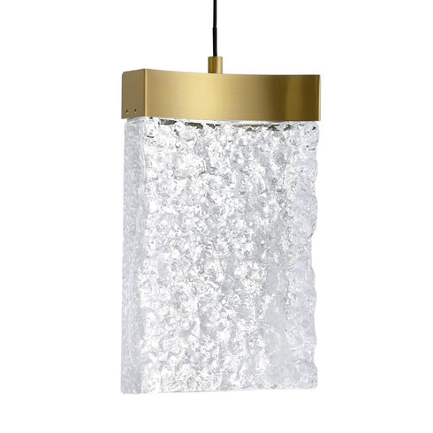 CWI Lighting Lava Integrated LED Brass Mini Pendant Model: 1587P6-1-624