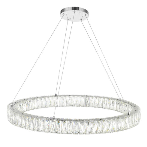 CWI Lighting Madeline LED Chandelier With Chrome Finish Model: 1044P32-601-R-1C