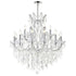 CWI Lighting Maria Theresa 19 Light Up Chandelier With in Chrome Finish Model: 8311P32C-19 (Clear)