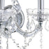 CWI Lighting Maria Theresa 2 Light Wall Sconce With in Chrome Finish Model: 8318W12C-2 (Clear)