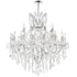 CWI Lighting Maria Theresa 25 Light Up Chandelier With in Chrome Finish Model: 8318P36C-25 (Clear)