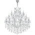 CWI Lighting Maria Theresa 33 Light Up Chandelier With in Chrome Finish Model: 8318P42C-33 (Clear)