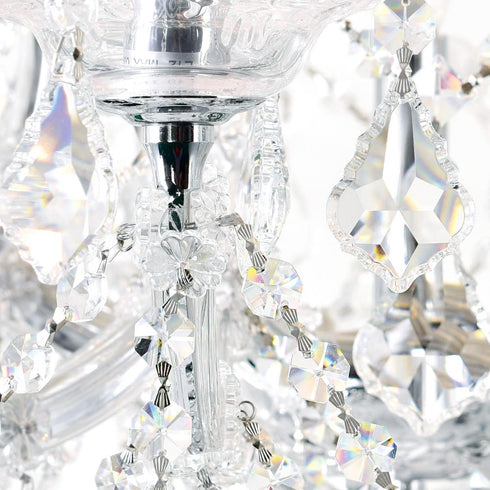 CWI Lighting Maria Theresa 84 Light Up Chandelier With in Chrome Finish Model: 8318P70C-84 (Clear)-A