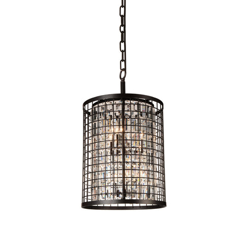 CWI Lighting Meghna 6 Light Up Chandelier With Brown Finish Model: 9697P17-6-192