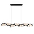 CWI Lighting Moon Integrated LED in Black Chandelier Model: 1715P54-7-101