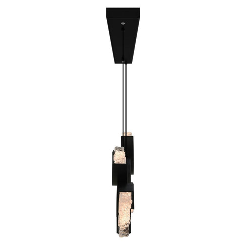 CWI Lighting Moon Integrated LED in Black Chandelier Model: 1715P70-10-101