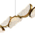 CWI Lighting Moon Integrated LED in Brass Chandelier Model: 1715P54-7-624
