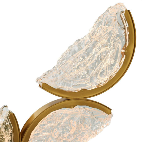 CWI Lighting Moon Integrated LED in Brass Mini Pendant Model: 1715P8-4-624