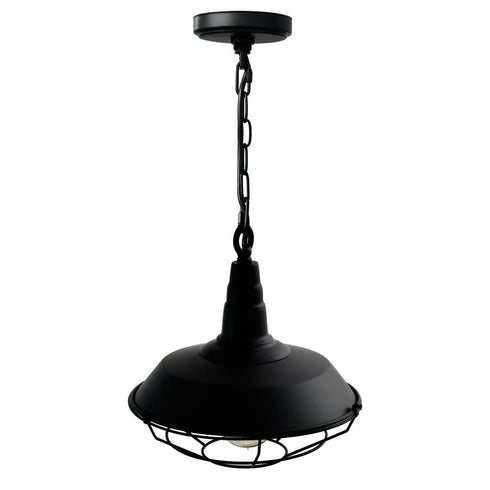 CWI Lighting Morgan 1 Light Down Mini Pendant With in Black Finish Model: 9611P14-1-101